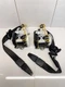 2012 - 2015 AUDI C7 A6 A7 SEATBELT Set BLACK Left Right Driver Passenger Front