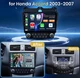 Android 15 Carplay For Honda Accord 7th 2003-2007 Car Radio Stereo Apple GPS NAV