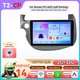 2+32GB Android 14 Car Stereo Radio GPS NAVI Carplay For Honda Fit Jazz 2008-2013