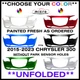 NEW FRONT BUMPER FOR 2015-2021 CHRYSLER 300 PAINTED CHOOSE YOUR COLOR CH1000A21