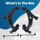 4x Front Lower Control Arm +Ball Joint Sway Bar Link For MAZDA 6 CX-5 2013-2019
