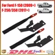 2-Sets Rear Seat Quick Latch Release Kit Black Strap Fit For Ford F150 F250 F350