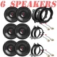 For 2010-2022 Toyota 4Runner JBL Stage3 6.5" Speakers Front/Rear Door/Tailgate