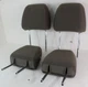 13-19 Escape 13-18 C-MAX Front Tilt Rear Back Seat Headrests Set of 4 Gray Cloth