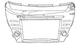 Genuine Nissan Display System 25915-9UA3A