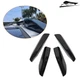 For Toyota 4Runner N210 2003-2009 Roof Rail Rack End Cover Shell Cap Black 4PCS
