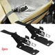 2pcs Rear Seat Quick Latch Release Kit Black Strap For 09-22 Ford F150 F250 F350