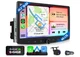 Eonon UX6SK2 Plus 10.1 inch QLED 6+64G Android 2DIN Car Stereo Radio GPS Sat Nav