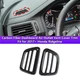 For 2017+ Honda Ridgeline Carbon Fiber Dashboard Air Outlet Vent Cover Trim