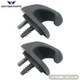 2X Dark Grey Coat Hook Clip Fit for 2019-2024 Chevrolet Silverado 1500 2500 3500