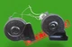 OEM 2008-2014 mercedes c300 c250 c63 high low pitch tone note horn signal pair 2
