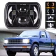 Fit Chevy S10 Pickup 1982-1997 5x7" 7x6" LED Headlight Halo DRL Hi/Low Beam H605