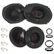 JBL Stage3 9637F 6x9 & 3627F 6.5 Speakers w/ Plates/Harness Kit for F-150 15-25