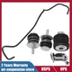 4PCS Air Suspension Compressor Kits Mount & Air Pipe For Porsche Cayenne 958 955