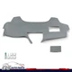 Fit For 07-11 Toyota Camry Dash Cover Overlay Protective Decorative Cover Gray 