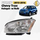 For 2013-2016 Chevy Trax Halogen Headlight Headlamp W/ Bulbs Left Driver Side