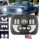 DOT 7x6" LED Headlight Hi-Lo H4 for GMC C1500 C2500 C3500 K1500 S15 Pickup Truck