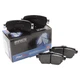 Akebono ProACT Rear Ceramic Brake Pads Set For Nissan Leaf Rouge Rouge Sport