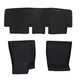 All-Weather Floor Mat Set for Tesla 3 2017-2023 Black TPE Rubber Waterproof