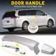 Door Exterior Handle Rear 2004-2010 For Silver L/R Toyota Sienna Pearl Shadow US
