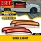 For 2015-2021 Chrysler 300 Smoked LED Side Marker Light Front Rear Lamp 2set