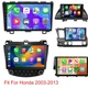 For Honda 2003-2013 Car GPS Carplay Apple Stereo Radio Navigation with Camera