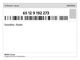 Genuine BMW SATELLITE- RADIO 65-12-9-192-273 New