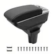 Armrest Box For HONDA CR-Z CRZ Center Console Double layer Storage w/ Cup Holder