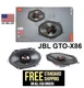 JBL GTO-X86 size: 6x8 / 5x7 Inch 2-way GTO series Car Speakers 180 Watts PAIR