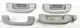 06-12 Mercedes X164 GL550 ML450 R500 Roof Grab Handle Set Gray OEM
