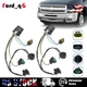 2PCS Headlight Wiring Harness FOR 2007-2013 Chevrolet Silverado 1500 HD 25962806