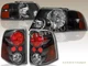 02 03 04 05 Ford Explorer Headlights JDM Black + Corner LIGHTS & TAIL LIGHTS