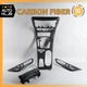 12-16 Mercedes R172 SLK350 Center Console Door Panel Trim Set Carbon OEM 74k