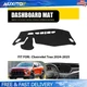 For Chevrolet Trax 2024 2025 Left Hand Drive LHD Dashboard Cover Pad Mat Black