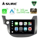8Core 4+64G Car Stereo For Honda Fit Jazz 2008-2013 Android 14 Sat Nav Head Unit