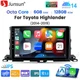 6+128G CarPlay Android14 For Toyota Highlander 2014-19 Car Radio Stereo GPS Navi