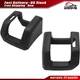 Black Driver+Passager Seat Belt Anchor Cover for VW Atlas 3CN-885-249-B-82V