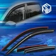For 23-25 Honda HR-V Tap-On Glossy Black Window Visors Sun Rain Deflector 4Pcs