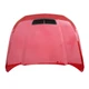 Hood extension panel with scoop Race Red for 2024- 2026 Ford Mustang