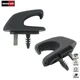2Pcs Coat Hook Clip Dark Grey Fit 2019-24 Chevrolet Silverado 1500-3500