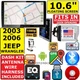 03 04 05 06 JEEP WRANGLER NAVIGATION SYSTEM BLUETOOTH CD DVD USB  RADIO STEREO