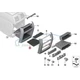Genuine BMW 51169267984 - Rear Insert Mat Storage Compartment