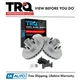 TRQ Performance Brake Rotor Drilled Slotted Coated & Ceramic Pad Front Kit