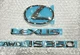 15-19 NEW LEXUS IS350 AWD LUXURY CHROME EMBLEM REAR TRUNK KIT 15 16 17 18 19