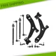 Suspension Rear Lower Front Control Arm Kit For 04-19 Mazda 5 3 2.5L 2488CC 10x