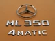 06 07 08 09 10 11 MERCEDES ML350 4MATIC REAR EMBLEM LOGO BADGE SYMBOL SET A45622