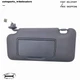 Left Driver side Sun Visor w/light Gray 83280-T7W-A12ZA For Honda HR-V 2016-22
