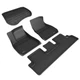 3D MAXpider KAGU Floor Liner Mats 2 Rows & Front Cargo Mat for TESLA 3 2018-2019