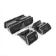3* Dashboard AC Air Vent Kit Bright Chrome Fit For VW CC Passat