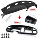 For Dodge Ram Pickup 98-01 Black Dash Bezel & Dashboard Cover Overlay W/ VENTS